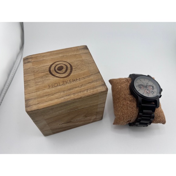 Holzkern Wooden Watch for Men with Display Box Elegant Style Timepiece‎ - Picture 2 of 13